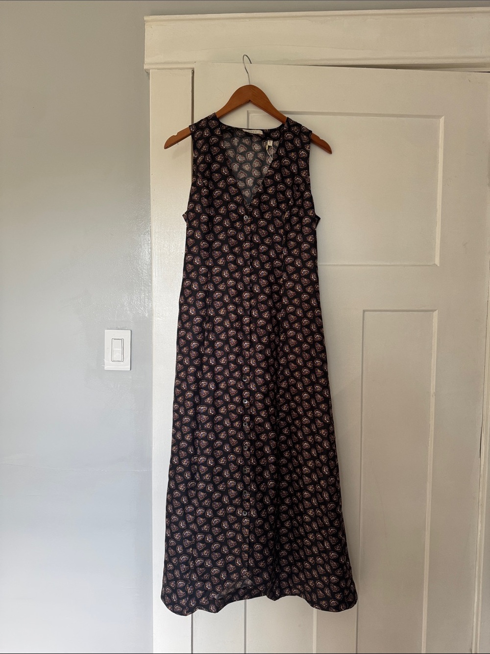 Allene Dress in Noir Bedford